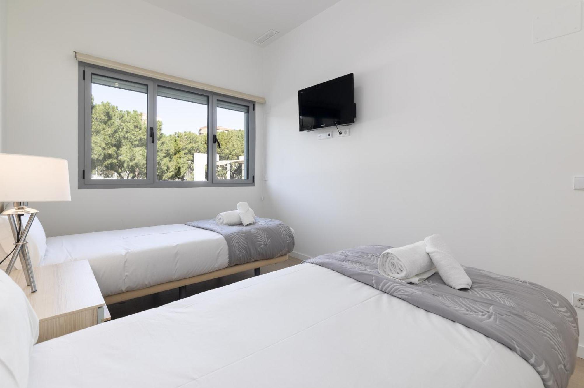 Apartup Turia River Park Valencia Bagian luar foto